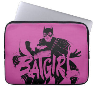 Capa Para Notebook Nome do Pincel de Tinta da Batgirl