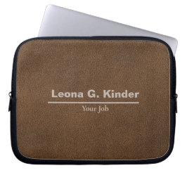 Capa Para Notebook Nome e Profissão Personalizados Elegantes