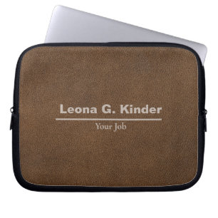 Capa Para Notebook Nome e Profissão Personalizados Elegantes