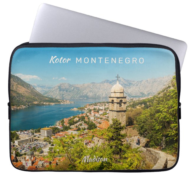 Capa Para Notebook Nome e texto personalizados Montenegro (Frente)