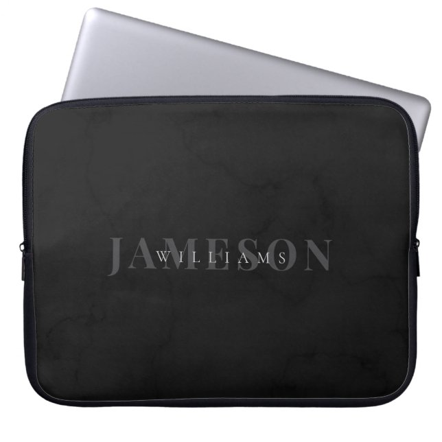 Capa Para Notebook Nome Moderno Personalizado | Presente de Formatura (Frente)