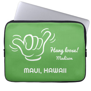 Capa Para Notebook Nome Personalizado, Localização & Cor Shaka