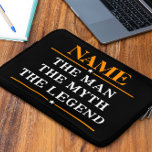 Capa Para Notebook Nome Personalizado O Homem O Mito A Legenda<br><div class="desc">Nome Personalizado O Homem O Mito A Legenda</div>