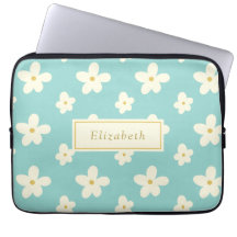 Nome Personalizado Personalizado Daisy Floral Cute