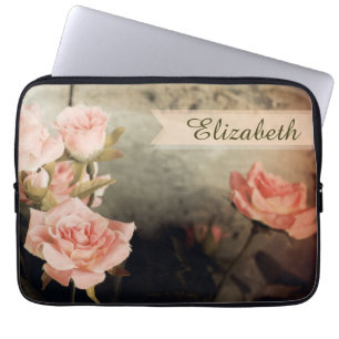 Capa Para Notebook Nome Personalizado Rosa Rosa Rosa Rosa Rosa Rosa R