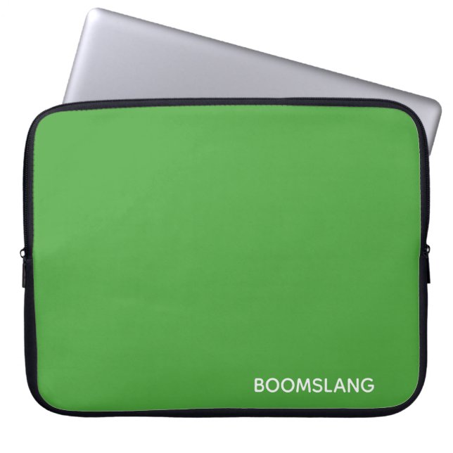 Capa Para Notebook Nome verde do Boomslang (Frente)
