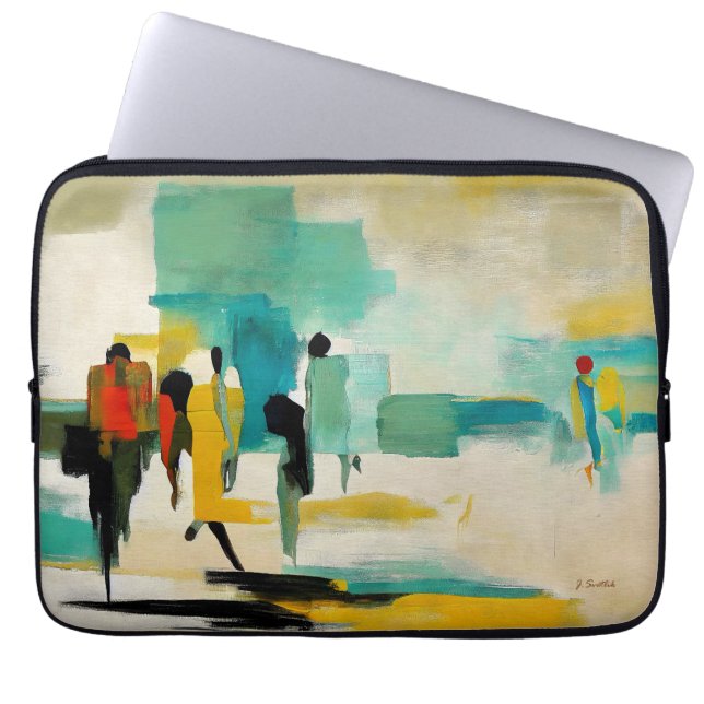 Capa Para Notebook Noontide Vibrance – Abstract Figures (Frente)