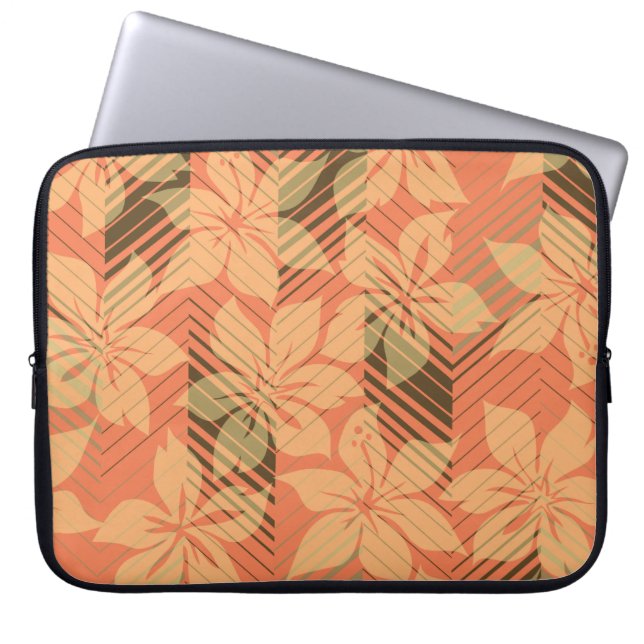 Capa Para Notebook North Shore Hawaiian Hibiscus Neoprene Wetcase (Frente)