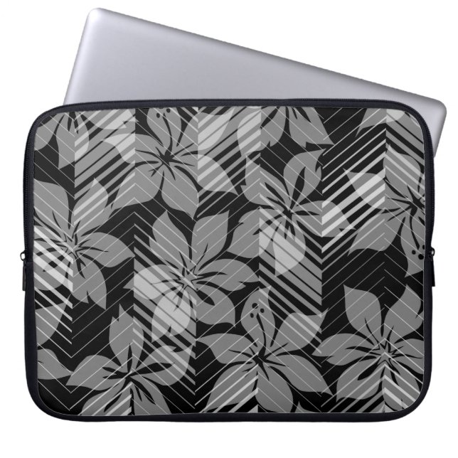 Capa Para Notebook North Shore Hawaiian Hibiscus Neoprene Wetcase (Frente)