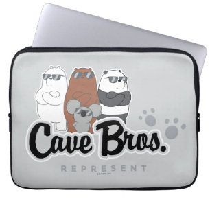 Capa Para Notebook Nós Bare Bears - Irmãos Cavernas. Representar
