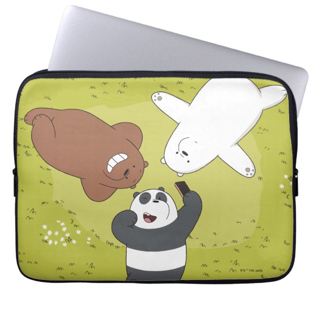 Capa Para Notebook Nós Bare Bears - #SquadMeta (Frente)