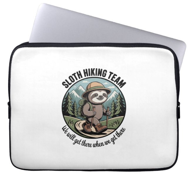 Capa Para Notebook Nós Chegaremos Lá Eventualmente Sloth Hiker (Frente)