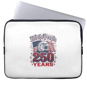 Capa Para Notebook Nós O Povo 250 Anos Águia Patriótica Vintage De