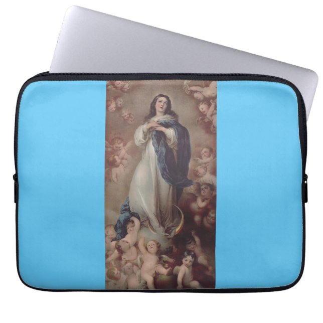 Capa Para Notebook Nossa Senhora da Conceição Imaculada Arte (Frente)