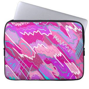 Capa Para Notebook Nostalgia Pop Art em Magenta