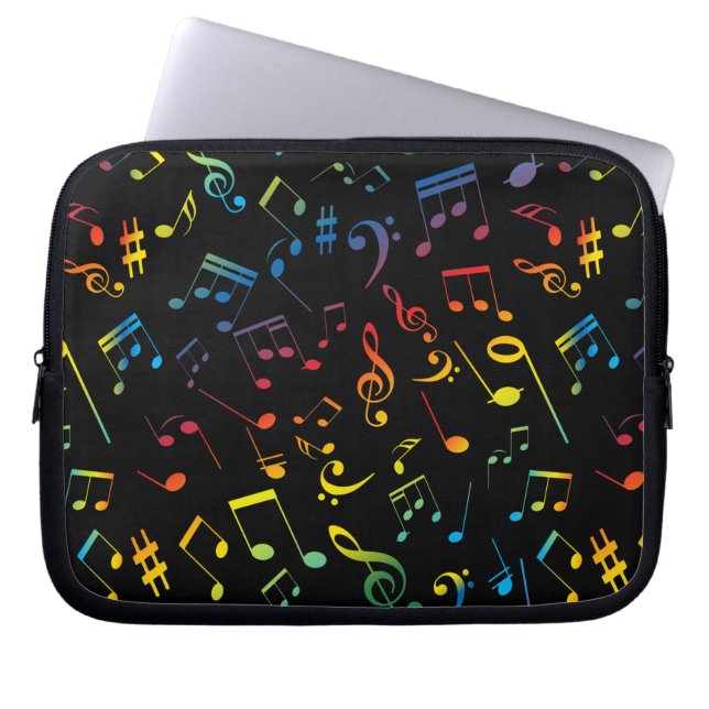 Capa Para Notebook Notas Musicais 5 (Frente)