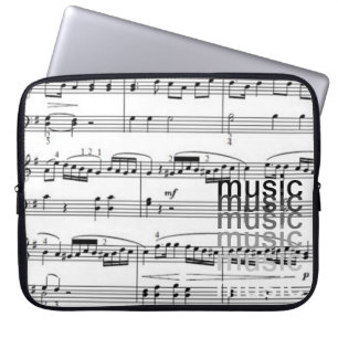 Capa Para Notebook notas musicais simples