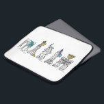 Capa Para Notebook Nova Iorque Hanukkah NYC Chanukah<br><div class="desc">A bolsa de laptop apresenta uma ilustração original da linha de marcos clássicos da NYC, vestidos para os feriados judeus. Perfeito para comemorações de feriado de Hanukkah! Não vê o que está procurando? Precisa de ajuda para a personalização? Clique em "contate este designer" para criar algo apenas para você!</div>