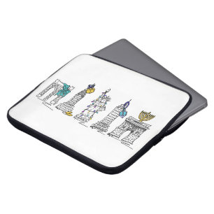 Capa Para Notebook Nova Iorque Hanukkah NYC Chanukah