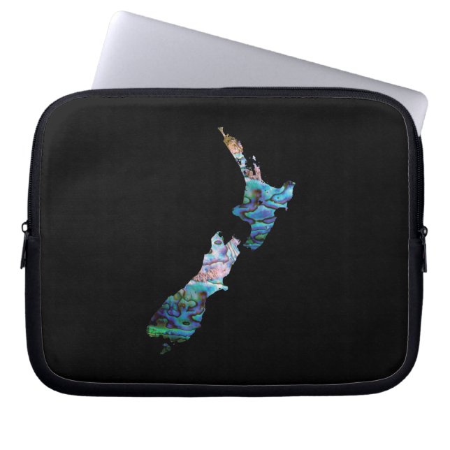 CAPA PARA NOTEBOOK NOVA ZEALAND MAP PAUA (Frente)