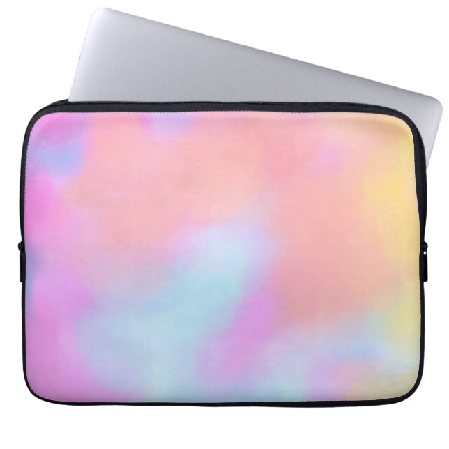 Capa Para Notebook nuvem arco-íris (Frente)