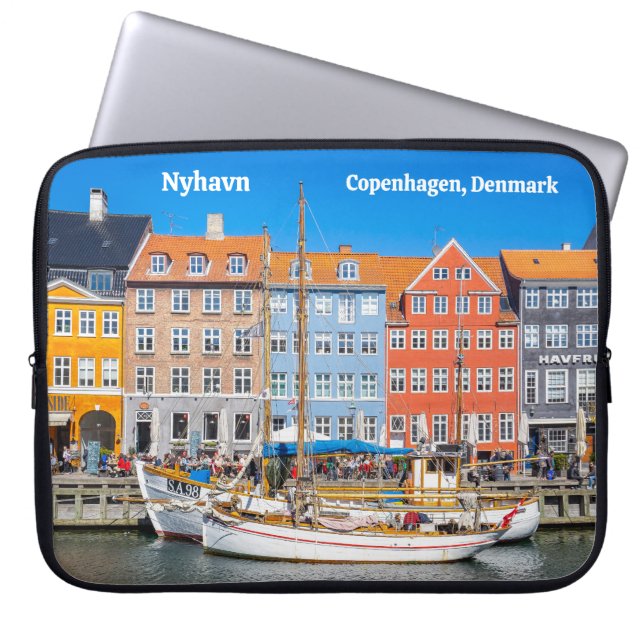 Capa Para Notebook Nyhavn Copenhagen Dinamarca (Frente)