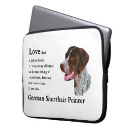 Capa Para Notebook O Amor Do Ponteiro Alemão Curto É