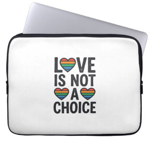 Capa Para Notebook O Amor Não é uma Escolha Camiseta Vintage Orgulho