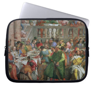 Capa Para Notebook O banquete do casamento em Cana, detalhe de