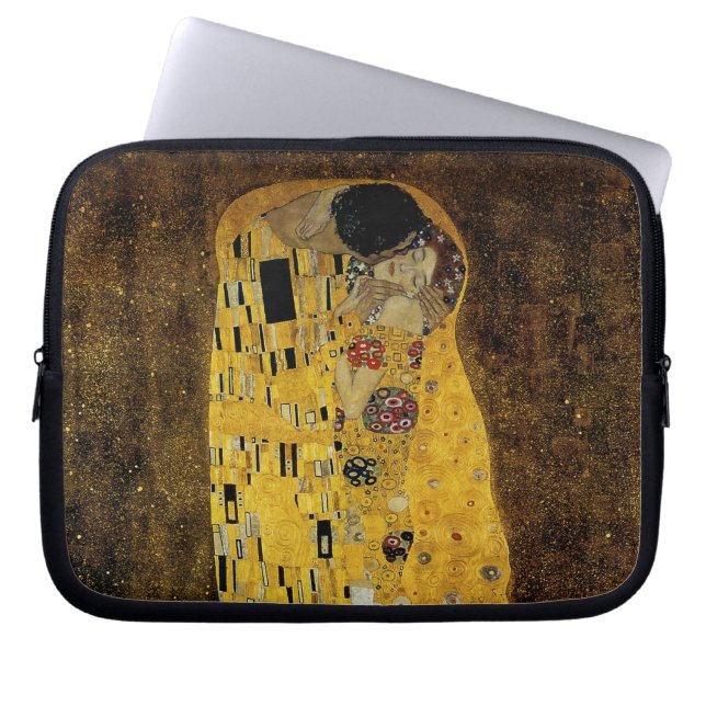 Capa Para Notebook O Beijo de Gustav Klimt (Frente)
