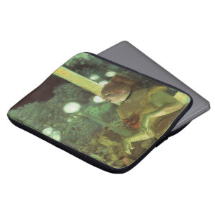 Capa Para Notebook O Cafe Concert por Edgar Degas, Arte Fino Vintage