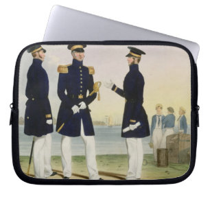 Capa Para Notebook O capitão, o oficial de bandeira e o comandante