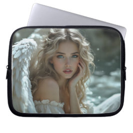 Capa Para Notebook O Céu em Seus Olhos: Anjo da Maravilha Silenciosa