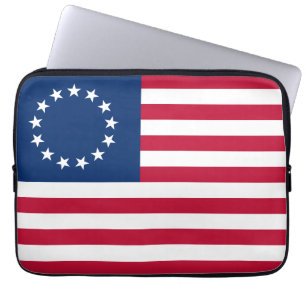 Capa Para Notebook O Círculo de Estrelas, Bandeira Americana por Bets