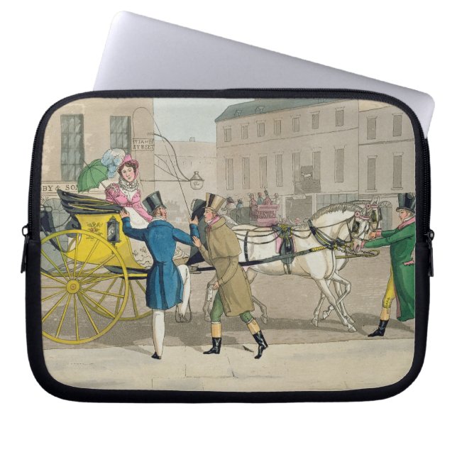 Capa Para Notebook O convite de pressão, 'dos furos elegantes, (Frente)