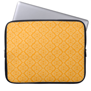 Capa Para Notebook O Couture inspirou a caixa amarelo alaranjado do