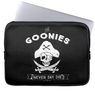 Capa Para Notebook O Crachá Pirata "Nunca Diga Morrer"