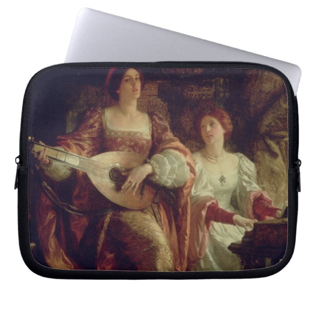 Capa Para Notebook O dueto (óleo em canvas) (Frente)