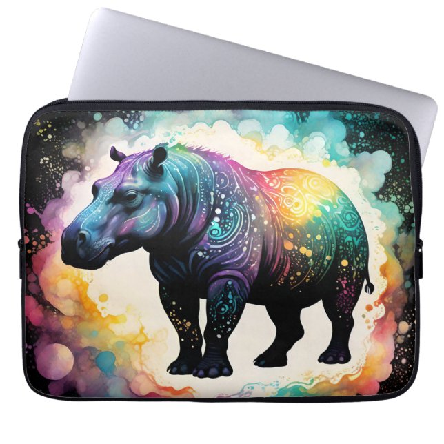 Capa Para Notebook O Espectral Hippo: Uma Viagem Holográfica (Frente)