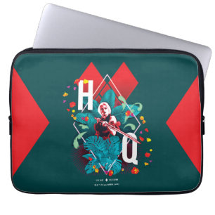 Capa Para Notebook O Esquadrão Suicida Harley Quinn Floral Diamond