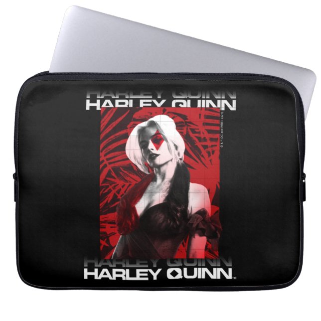 Capa Para Notebook O Esquadrão Suicida | Harley Quinn Red Fern Retrat (Frente)
