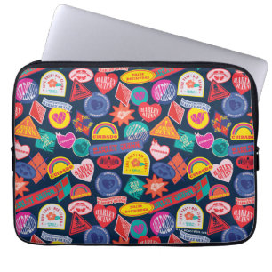 Capa Para Notebook O Esquadrão Suicida   Padrão de Crachá de Harle