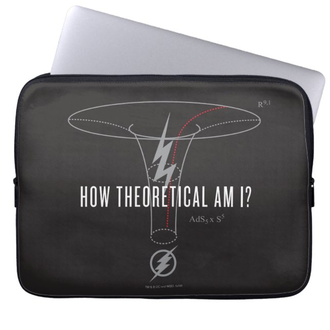 Capa Para Notebook O Flash | "Como Sou Teórico?" (Frente)