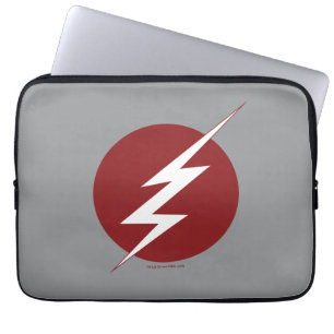 Capa Para Notebook O Flash   Logotipo do parafuso de relâmpago