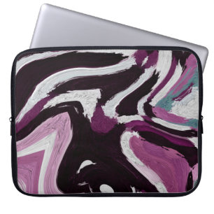 Capa Para Notebook O fundo abstrato gráfico de traçado do pincel. Art
