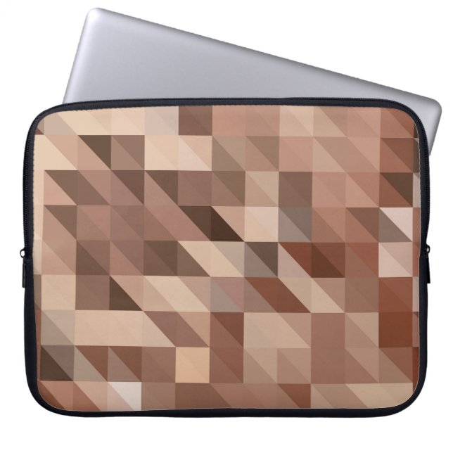 Capa Para Notebook O fundo geométrico dos abstrato parece estilizado (Frente)