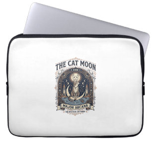 Capa Para Notebook O Gato Carta de Tarot do Gato Lua Arcano Maior Vin