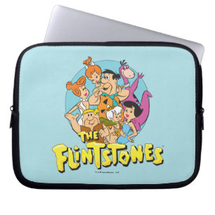 Capa Para Notebook O Gráfico da Família Flintstones e Rubbles