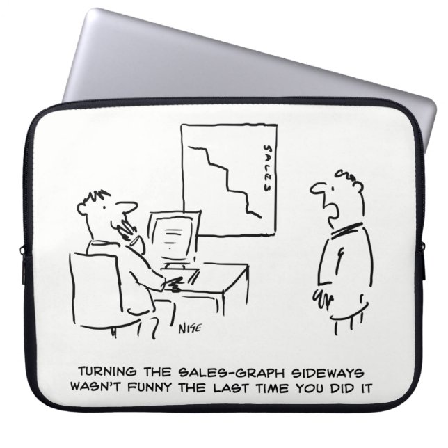 Capa Para Notebook O Gráfico de Vendas do Office Se Tornou Inativo. E (Frente)