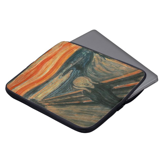 Capa Para Notebook O gritar pela pintura do ~ de Edvard Munch (Frente Topo)